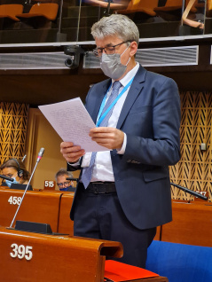 30 September 2021 The National Assembly’s standing delegation to the Parliamentary Assembly of the Council of Europe at the PACE Autumn Session